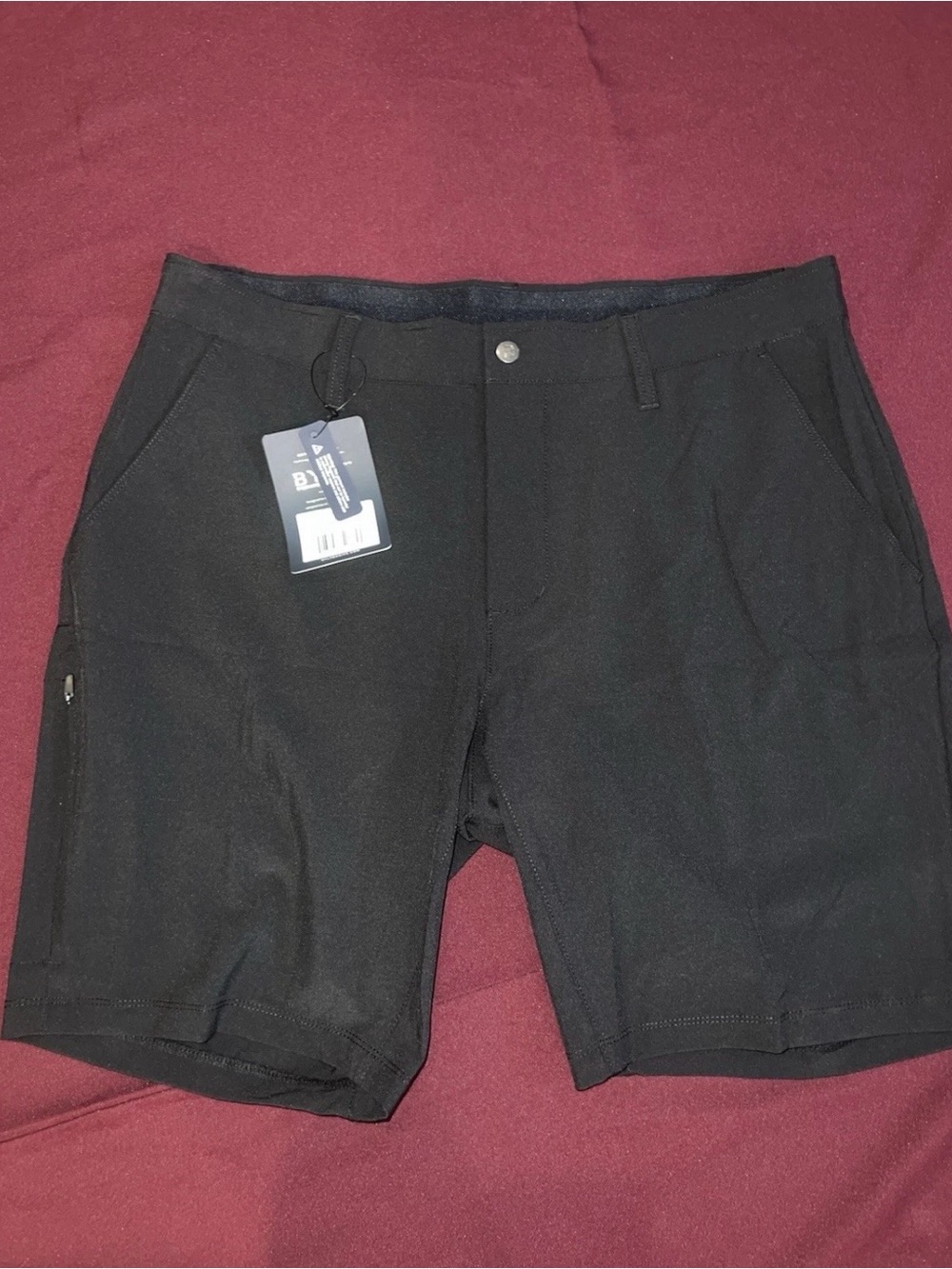 BYLT PREMIUM BASICS KINETIC SHORTS BLACK SIZE 36
